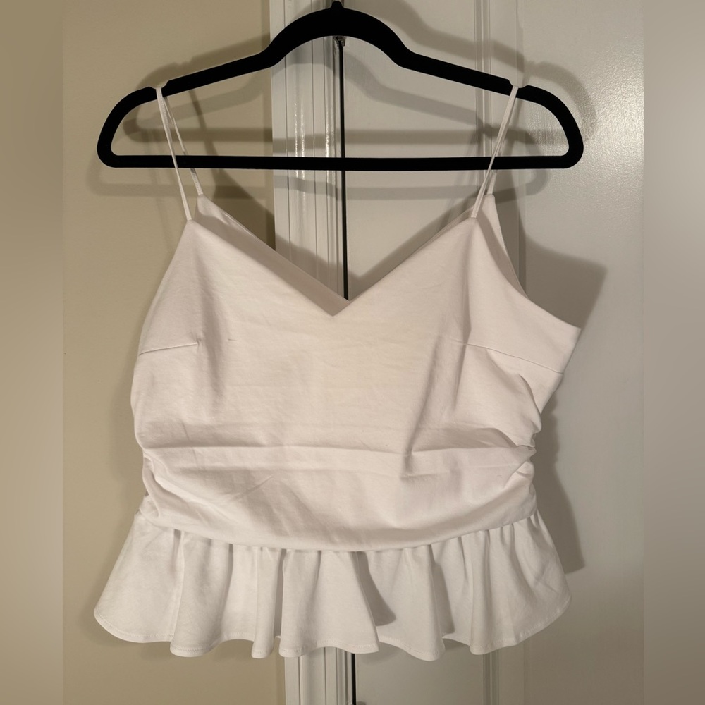 Express peplum tank top